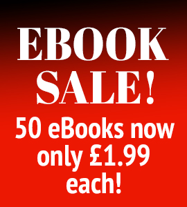 EBOOK SALE! 50 eBooks now only £1.99 each!