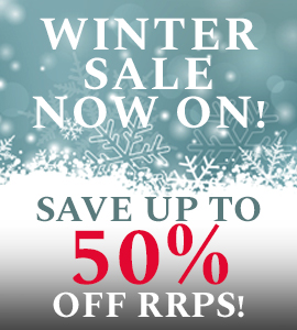 Winter Sale Now On! Save Up To 50% Off RRPs!