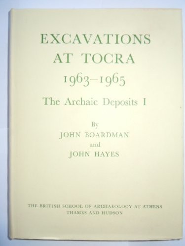 Excavations at Tocra 1963-1965 Cover
