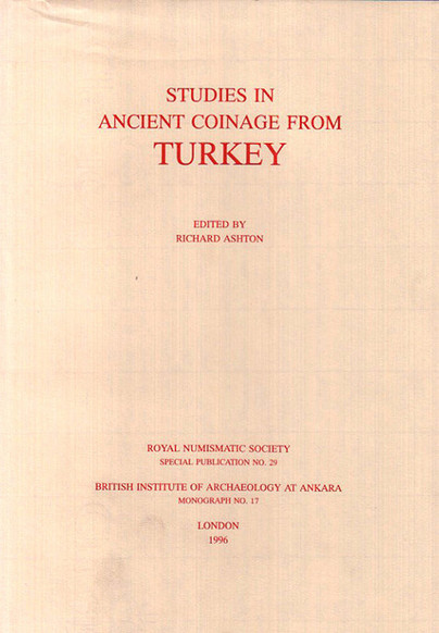 Studies in Ancient Coinage from Turkey Cover