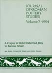 Journal of Roman Pottery Studies Volume 7 Cover