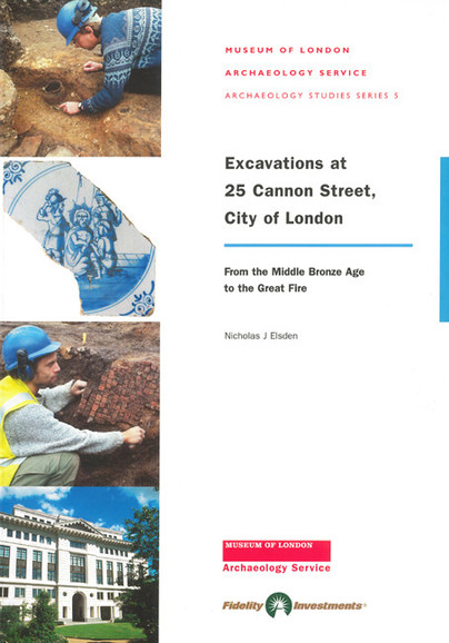 Excavations at 25 Cannon Street, City of London Cover