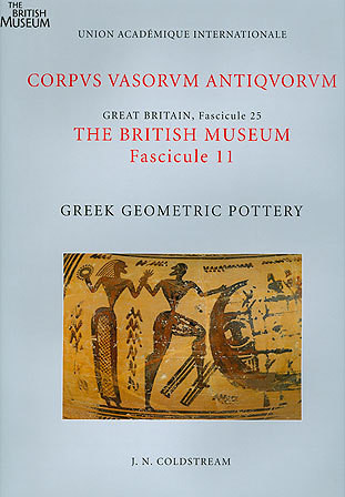 Corpus Vasorum Antiquorum, Great Britain Fascicule 25, The British Museum Fascicule 11 Cover