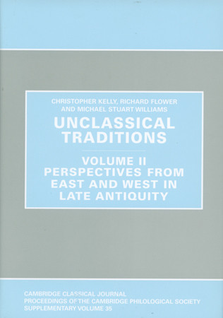 Unclassical Traditions Volume 2 Cover