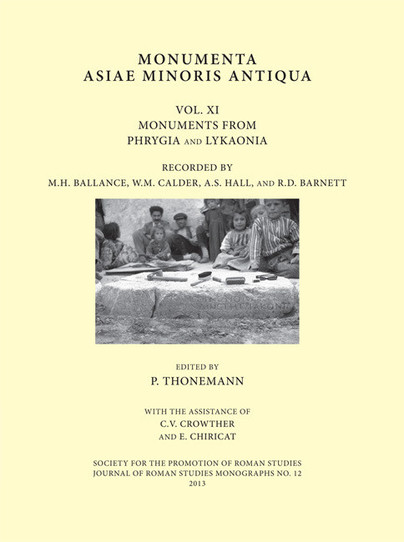 Monumenta Asiae Minoris Antiqua Vol. XI