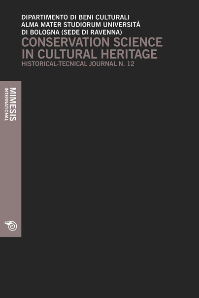 Conservation Science in Cultural Heritage Cover