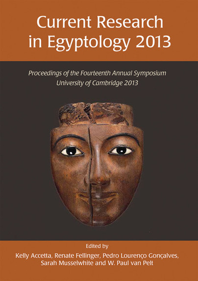 Current Research in Egyptology 14 (2013) Cover