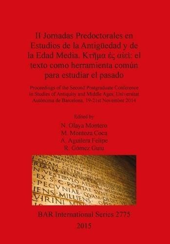Jornadas Predoctorales en Estudios de la Antiguedad y de la Edad Media