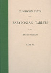 Cuneiform Texts from Babylonian Tablets in the British Museum Part 55 Cover
