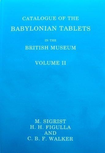 Catalogue of the Babylonian Tablets in the British Museum 2 Cover