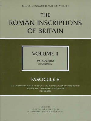 The Roman Inscriptions of Britain Volume II, Fascicule 8