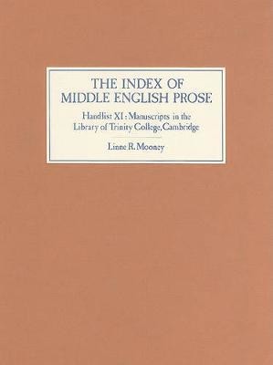 Index Med Eng Prose 11, Trinity, Camb