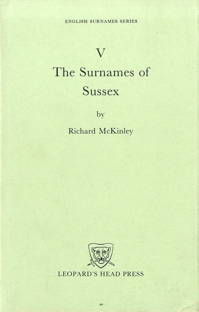 The Surnames of Sussex