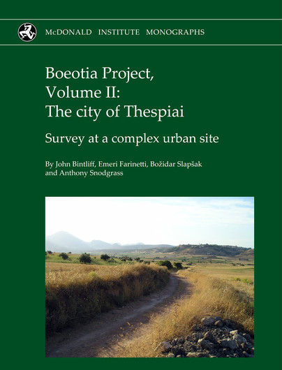 Boeotia Project, Volume II: The City of Thespiai Cover