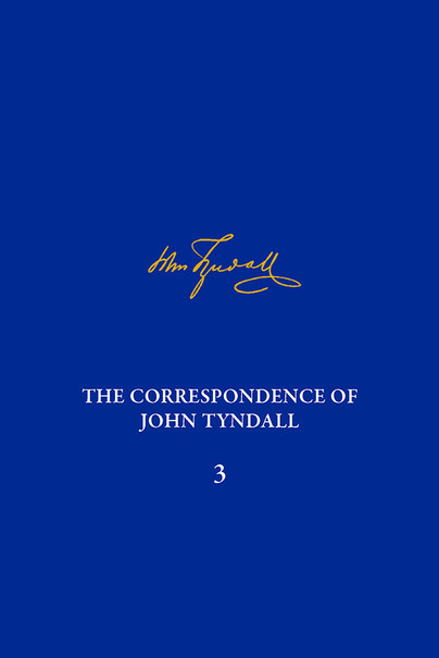 Correspondence of John Tyndall, Volume 3, The Cover