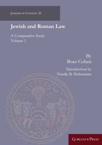 Jewish and Roman Law (vol 1)