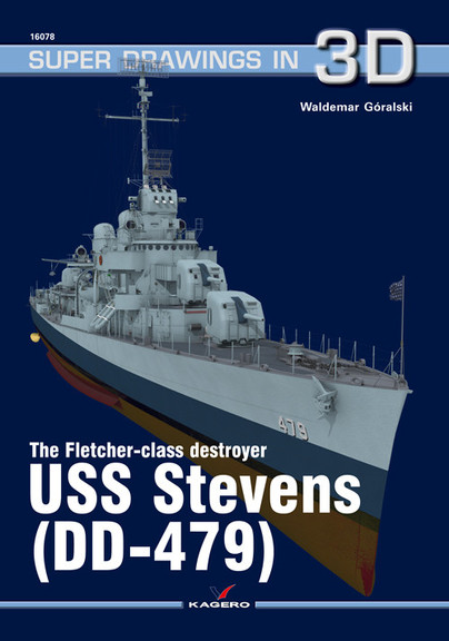 The Fletcher-Class Destroyer USS Stevens (DD-479) Cover