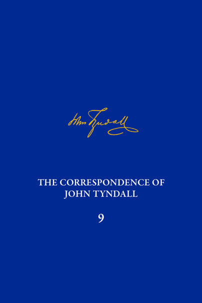 Correspondence of John Tyndall, Volume 9, The Cover