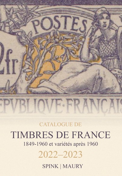 Spink Maury Catalogue de Timbres de France 2022-2023 Cover