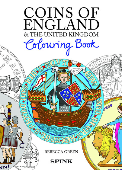 Coins of England Colouring Book Cover