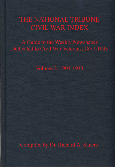 The National Tribune Civil War Index, Volume 2 Cover