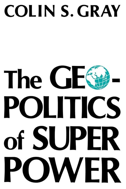 The Geopolitics Of Super Power Cover