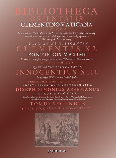Bibliotheca Orientalis Clementino-Vaticana (Vol 2)