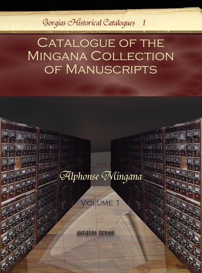 Catalogue of the Mingana Collection of Manuscripts (Vol 1)