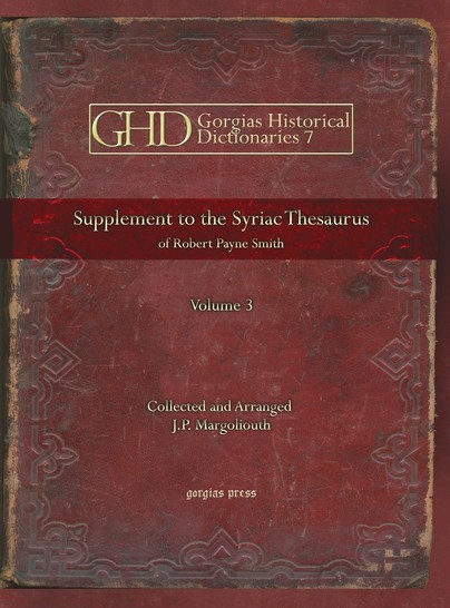 Syriac Thesaurus (Vol 3)