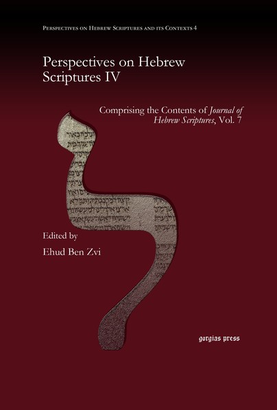 Perspectives on Hebrew Scriptures IV