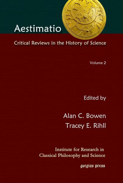 Aestimatio: Critical Reviews in the History of Science (Volume 2)