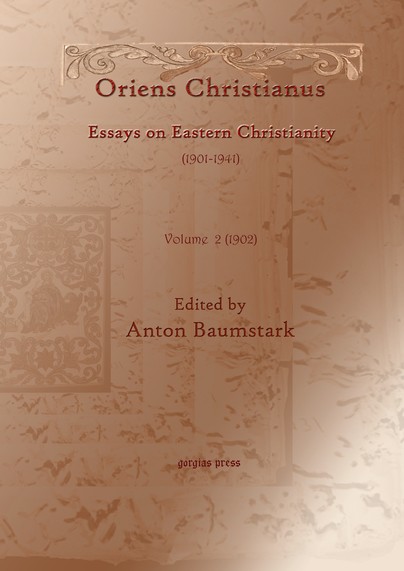 Oriens Christianus (1901-1939) (vol 2)