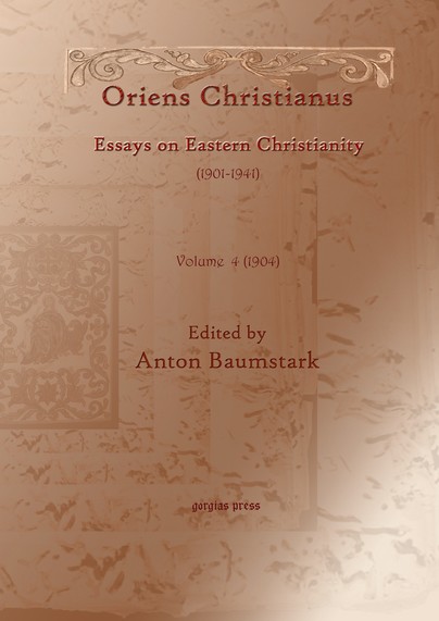 Oriens Christianus (1901-1939) (vol 4)