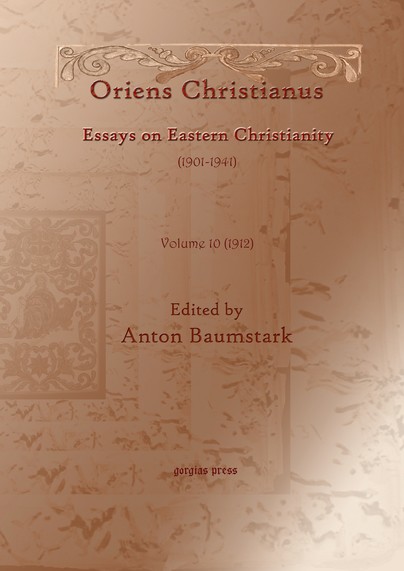 Oriens Christianus (1901-1939) (vol 10)
