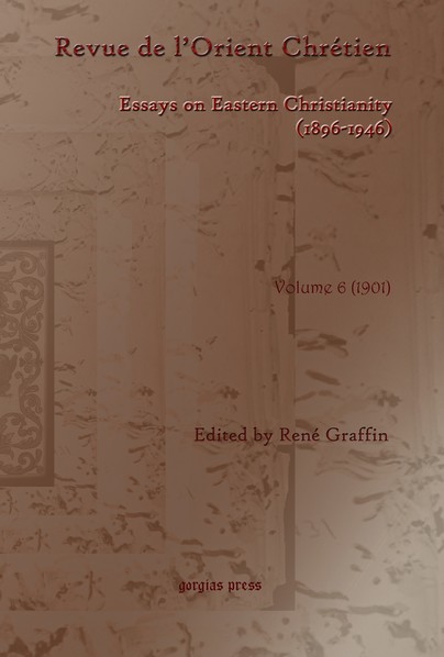 Revue de l’Orient Chrétien (1896-1946)(vol 6)