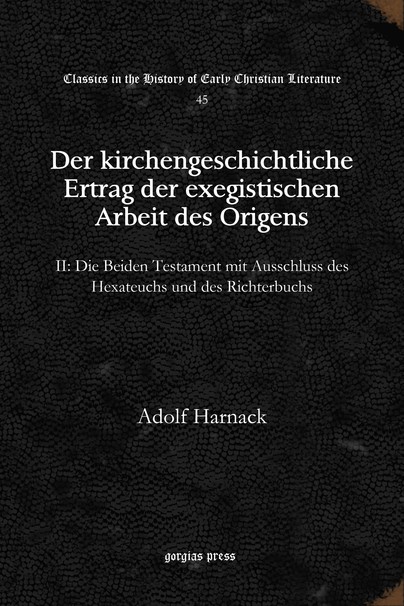 Der kirchengeschichtliche Ertrag der exegistischen Arbeit des Origens