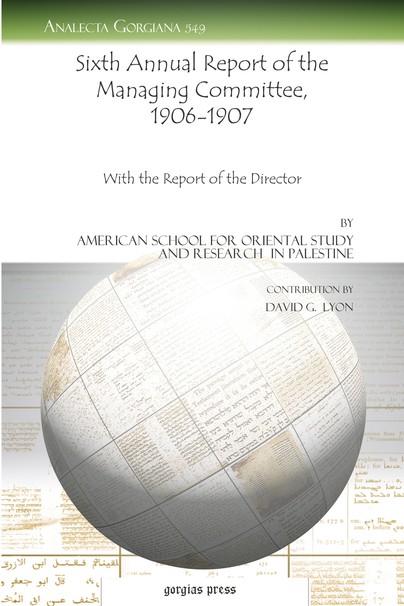 Sixth Annual Report of the Managing Committee, 1906-1907