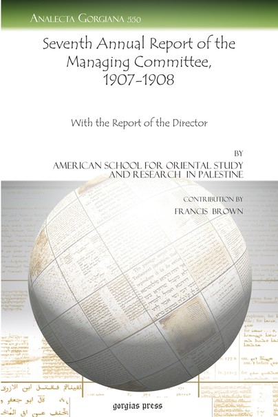 Seventh Annual Report of the Managing Committee, 1907-1908