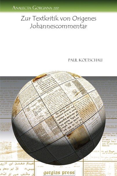 Zur Textkritik von Origenes Johannescommentar Cover