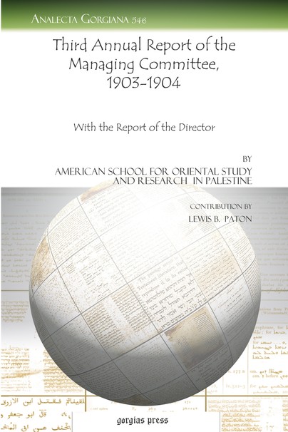 Third Annual Report of the Managing Committee, 1903–1904