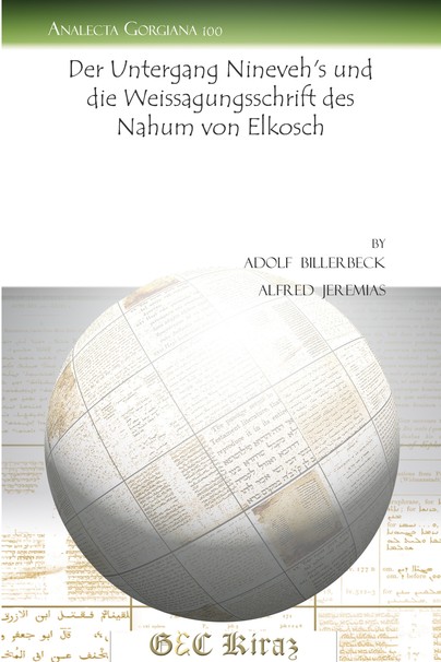 Der Untergang Nineveh’s und die Weissagungsschrift des Nahum von Elkosch