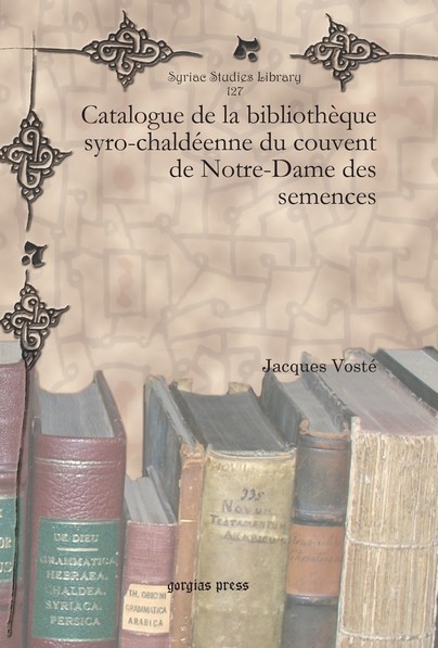 Catalogue de la bibliothèque syro-chaldéenne du couvent de Notre-Dame des semences