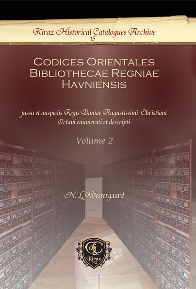 Codices Orientales Bibliothecae Regniae Havniensis (Vol 2)