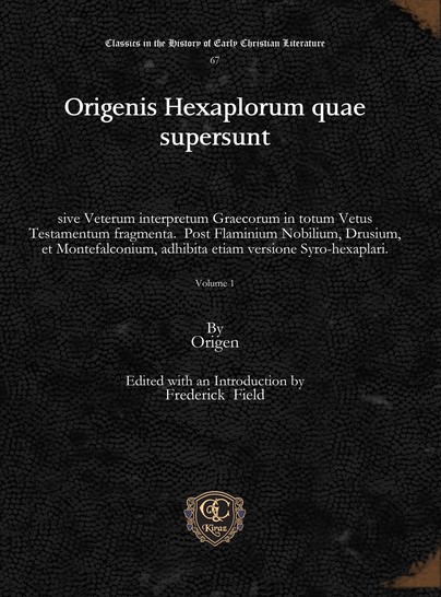 Origenis Hexaplorum quae supersunt (vol 1)