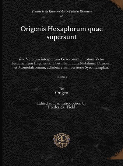 Origenis Hexaplorum quae supersunt (vol 2)