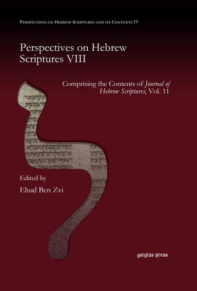 Perspectives on Hebrew Scriptures VIII