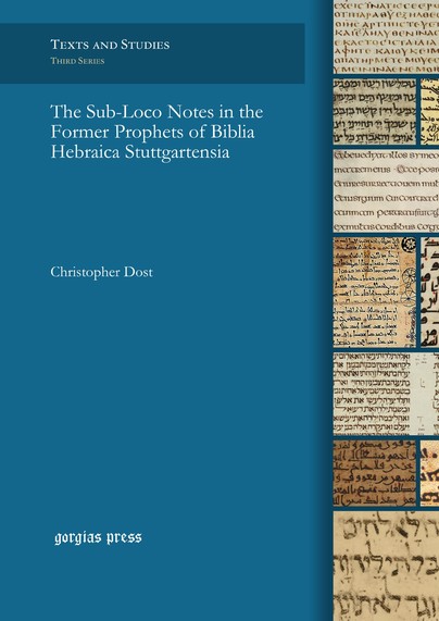 The Sub-Loco Notes in the Former Prophets of Biblia Hebraica Stuttgartensia