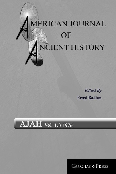 American Journal of Ancient History (Vol 1.3)