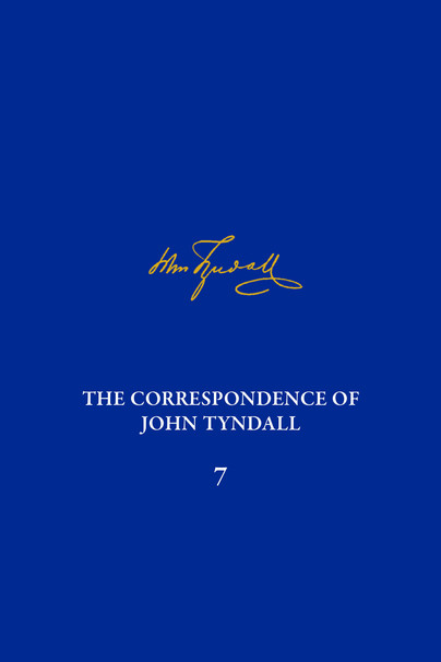 Correspondence of John Tyndall, Volume 7, The Cover