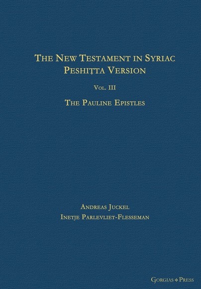 The New Testament in Syriac: Peshitta Version